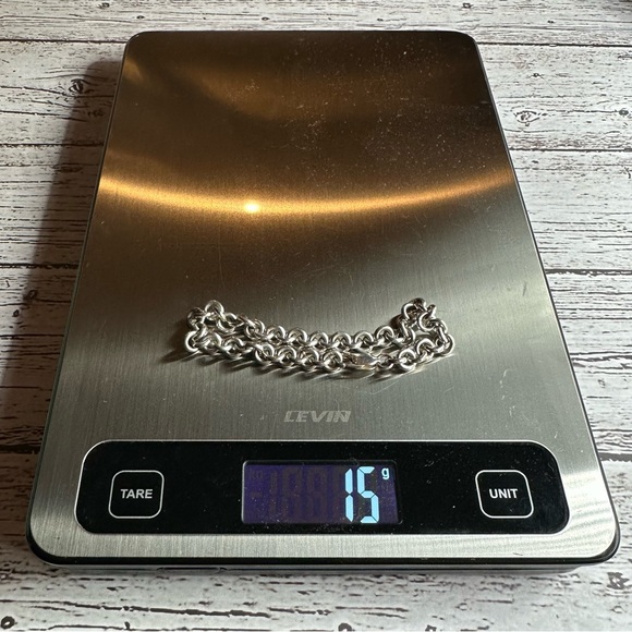 Chunky Silver Chain Bracelet - Picture 5 of 5